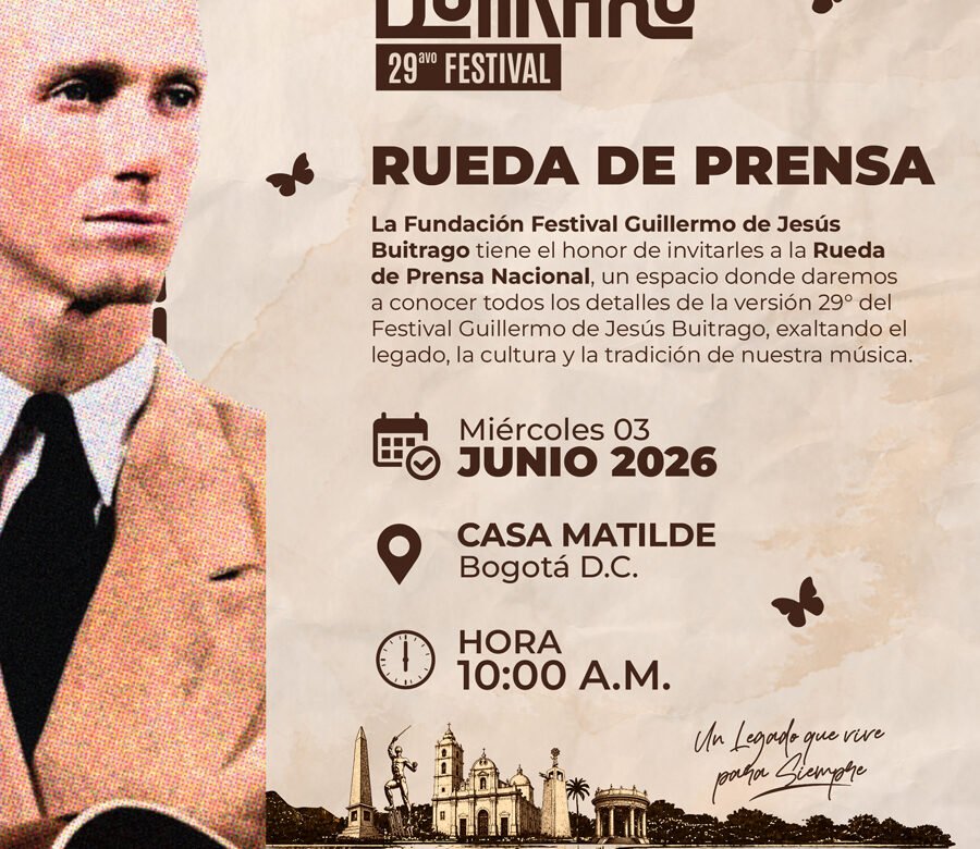 EL LEGADO DE GUILLERMO BUITRAGO VUELVE A SONAR EN BOGOTÁ